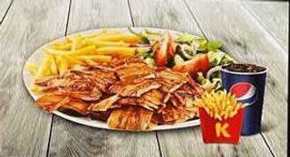 Piatto kebab grande menù