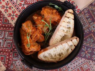 Голубцы от кумы с тостами