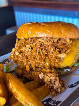 Anguirus Chicken Burger