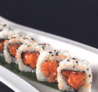 114 Spicy salmon 8 pezzi