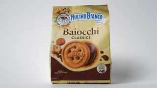 Mulino Bianco - kruche ciastka z kremem kakaowo-orzechowym 260g