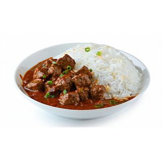Lamb Vindaloo + Arroz