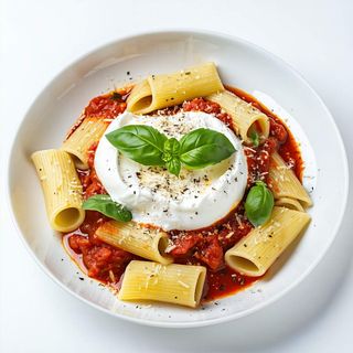 Pasta Burrata A La Napolitana