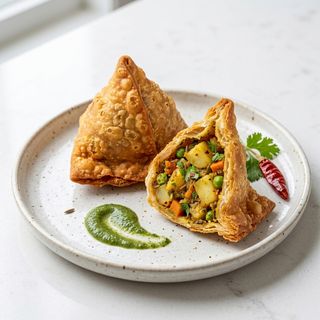 Veg Samosas (2 pcs)