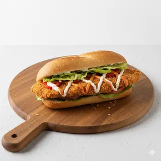 Montadito De Pechuga Empanada Completo