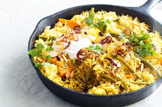 Vegetable biryani