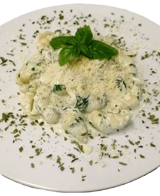 Crema e spinaci (vege) pasta