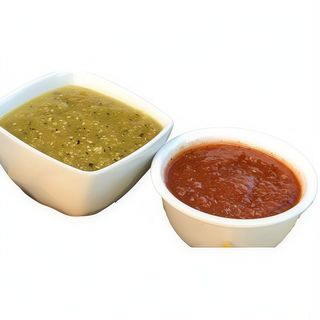 Salsa verde y Salsa Roja