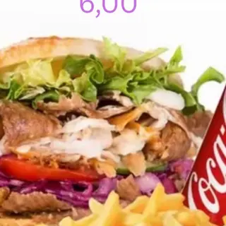 Menù panino kebab