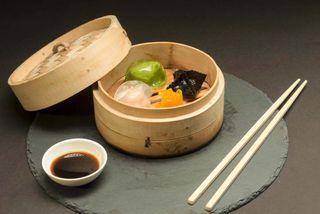 Selezione dim sum di mare