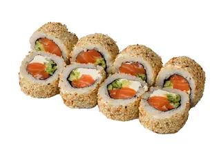 Philadelphia z łososiem w sezamie 8 szt (275g)