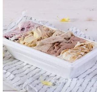1kg di gelato + 2 brioche + 2 coni