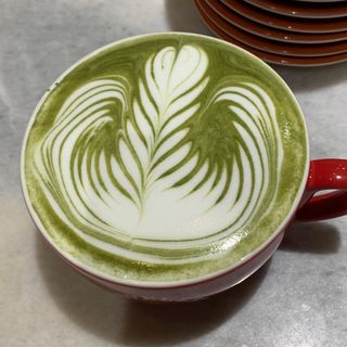 Матча-латте на кокосовом молоке (300 мл)