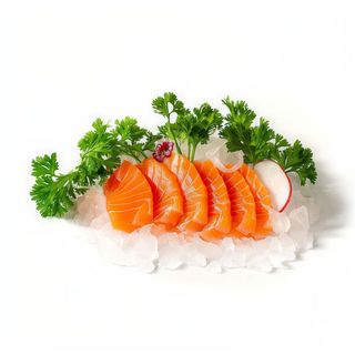 198.- Sashimi Salmón (6 Pzs.)