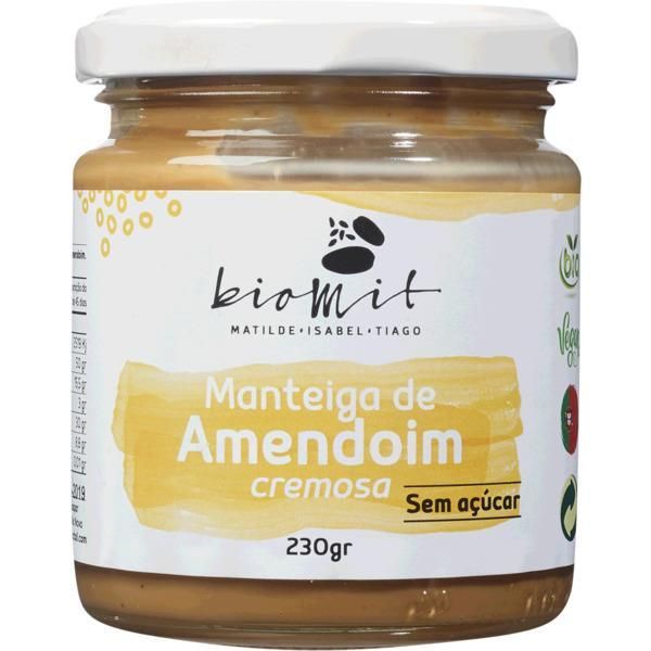 Manteiga De Amendoim Cremosa Bio Biomit 230 Gramas