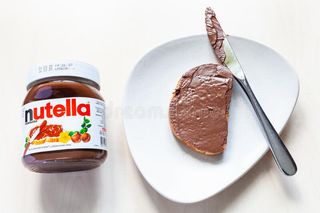 Tostada Nutella