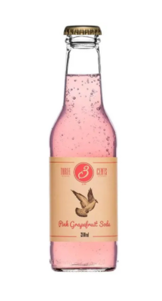 Soda Three Cents pink Grapefruit