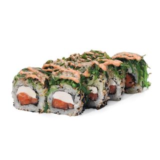 Рол з лососем та водоростями чука 290г
