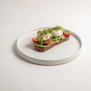 Avocado Toast With Poached Eggs