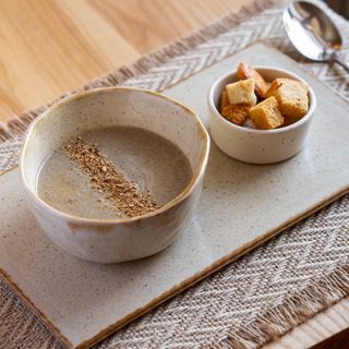 Грибний крем суп Веганський