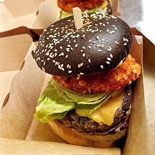 Burger crunchy chicken