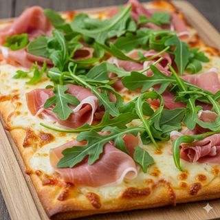 Culatta stagionata e rucola (Minimo 2 Tranci)