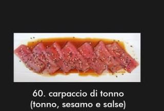 Carpaccio di tonno