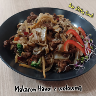 Makaron hanoi z wołowiną