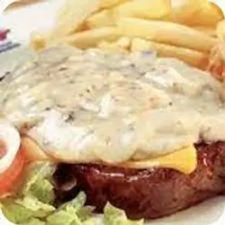 Cheddamelt Steak