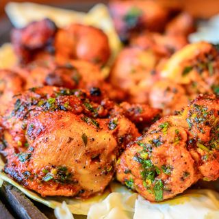 Menu chicken tikkka kebab 