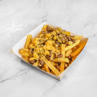 Patatine fritte con cheesesteak