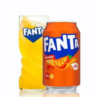 Fanta Naranja lata 330ml.