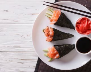 Temaki spicy maguro