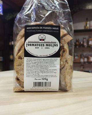 Minichapata Con Pasas Y Nueces 120G