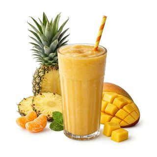 Batido De Naranja Con Mango Y Piña