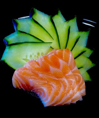 Sashimi Salmão Flamejado