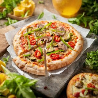 Pizza de verduras
