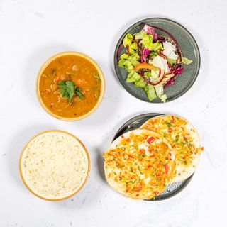 Lunch box Uttapam sambar