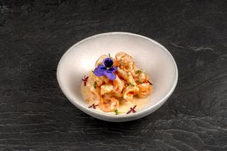  Креветки в сливочно-чесночном соусе (180г)