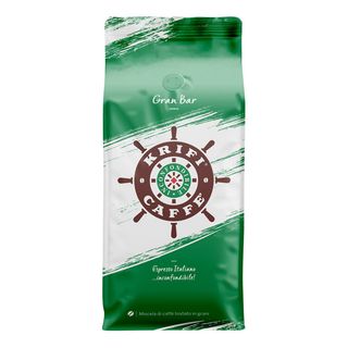 Kawa Ziarnista - Arabica Robusta - Krifi Gran Bar - 1 Kg. - Włoska