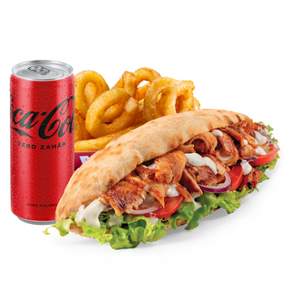 Meniu Doner curcan Twister mediu