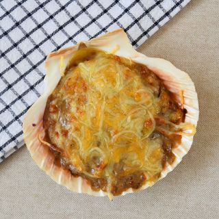 conchas de ternera con champiñones