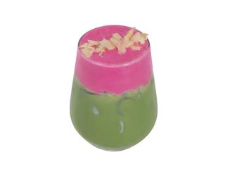 Кокосовая матча с протеином