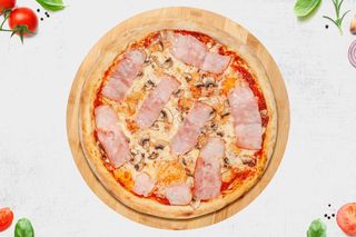 Піца Шинка з грибами (30см/530г)