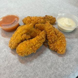 Tiras de Pollo con salsa 6 unidades 