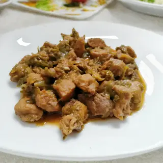 Свински хапки с шунка , кисели краставички и кашкавал (500гр)