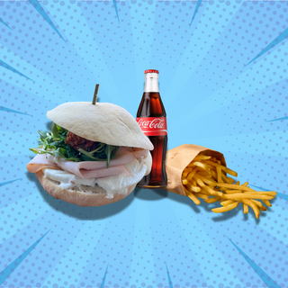 BOX MONOPOLI - Crudo, Mozzarella, Erbe saltate, Hummus di ceci