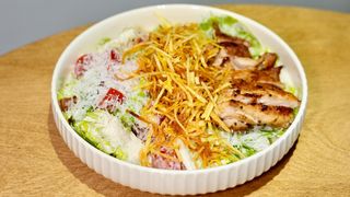  Cardini salad with chicken thigh
