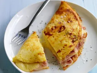 omelette jambon fromage