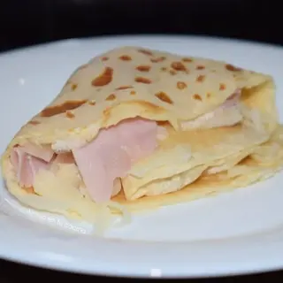 Crep jamón York y queso